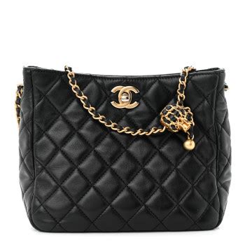 chanel pearl crush hobo|CHANEL Lambskin Quilted Small Pearl Crush Hobo Black.